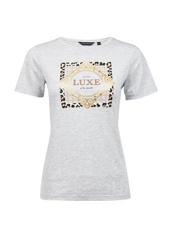 Dorothy Perkins Grey Marl Motif T-shirt