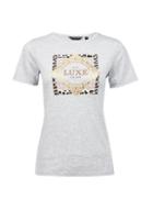 Dorothy Perkins Grey Marl Motif T-shirt