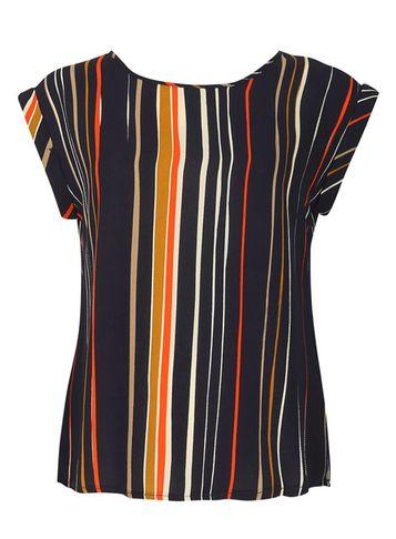 Dorothy Perkins *izabel London Multi Navy Top