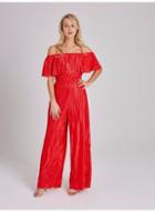 Dorothy Perkins *plisse Bardot Wide Jumpsuit