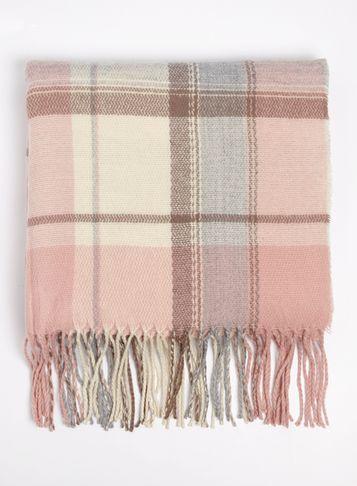 Dorothy Perkins Pretty Pink Check Scarf
