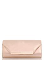 Dorothy Perkins *quiz Rose Gold Clutch Bag