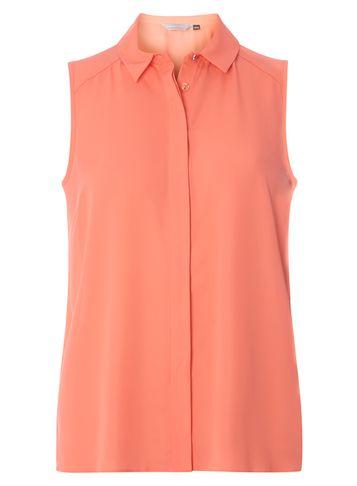 Dorothy Perkins Petite Coral Sleeveless Shirt