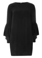 Dorothy Perkins *vero Moda Black Short Shift Dress