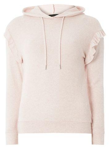 Dorothy Perkins Pink Frill Hoodie