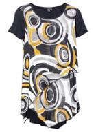*izabel London Multi Colour Layered Hem Tunic Top