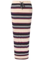 Dorothy Perkins Blush Stripe Tie Maxi Skirt