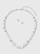 Dorothy Perkins Pearl Bead Necklace And Earring Set