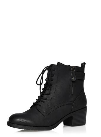 Dorothy Perkins Black 'believe' Lace Up Boots