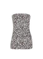 Dorothy Perkins Multi Coloured Leopard Print Bandeau Top