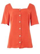 Dorothy Perkins *tall Rust Button Top
