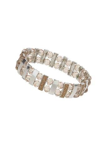 Dorothy Perkins Glitter Gold Bead Bracelet