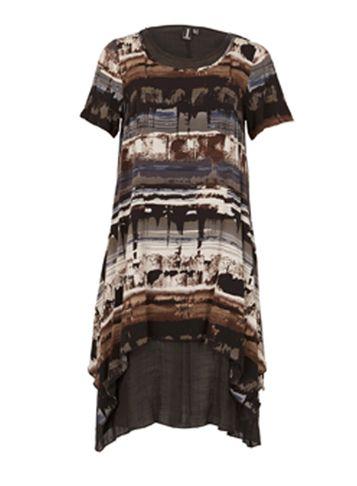 Dorothy Perkins *izabel London Black Striped Shift Dress