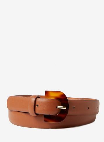 Dorothy Perkins Tan Tort Buckle Belt
