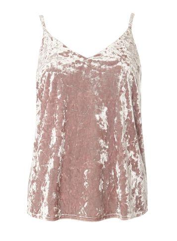 Dorothy Perkins *petite Blush Velvet Cami Top