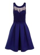Dorothy Perkins *little Mistress Cobalt Embellished Prom Dress