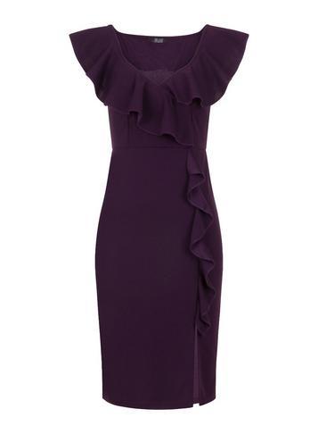 Dorothy Perkins *girls On Film Purple Bodycon Dress