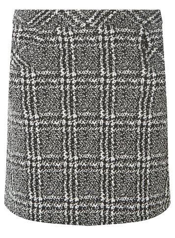 Dorothy Perkins Monochrome Checked Mini Skirt