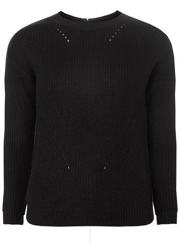 Dorothy Perkins Petite Black High Neck Jumper