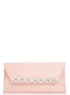 Dorothy Perkins *quiz Pink Pearl Diamante Clutch Bag