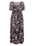 Dorothy Perkins Dp Curve Multi Coloured Paisley Print Jersey Maxi Dress