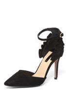 Dorothy Perkins Black 'game' Ruffle Back Court Shoes