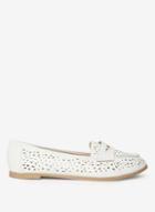 Dorothy Perkins Wide Fit White 'lana' Loafers