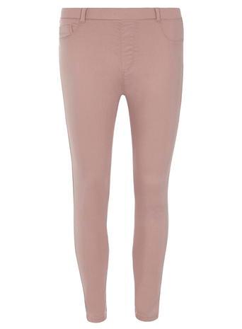 Dorothy Perkins Dusky Pink 'eden' Capri Jeggings
