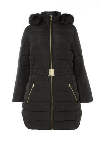 Dorothy Perkins *dp Curve Black Puffer Jacket