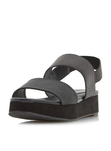 Dorothy Perkins *head Over Heels By Dune Keddi Flat Sandals