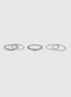 Dorothy Perkins 5 Pack Silver Stack Rings