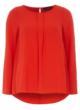 Dorothy Perkins Red Bell Sleeve Top