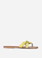 Dorothy Perkins Yellow Jaunty Crossover Sandals