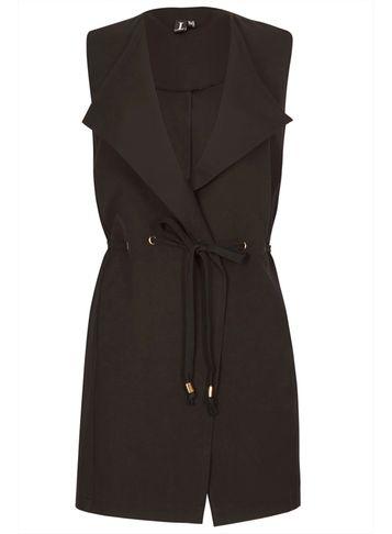 Dorothy Perkins *izabel London Black Tie Waist Jacket