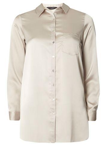 Dorothy Perkins Oyster Satin Shirt