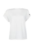 Dorothy Perkins Petite Ivory Button Detail Top