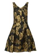 Dorothy Perkins *luxe Black And Gold Prom Dress