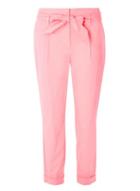 Dorothy Perkins Pink Cotton Tapered Leg Trousers