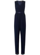 Dorothy Perkins *showcase Navy 'holly' Jumpsuit