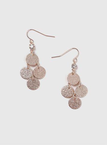 Dorothy Perkins Sandblast Chandelier Earrings