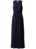 Dorothy Perkins *izabel London Navy Ruched Maxi Dress