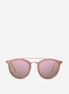 Dorothy Perkins Pink Metal Brow Bar Sunglasses