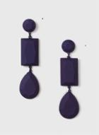 Dorothy Perkins Purple Geometric Drop Earrings