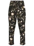 Dorothy Perkins Petite Black And Pink Floral Print Joggers