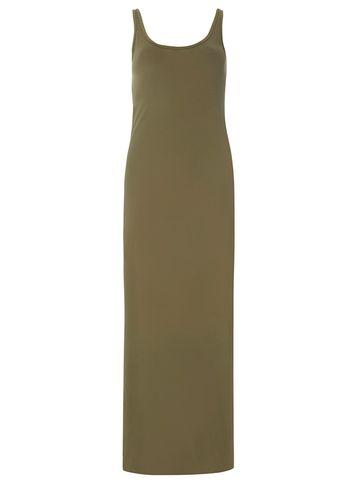 Dorothy Perkins *vero Moda Khaki Slit Maxi Dress