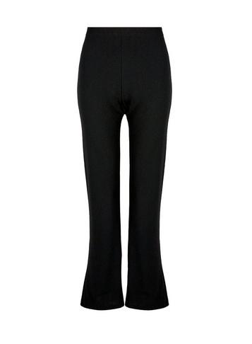 Dorothy Perkins Black Plain Kick Flare Trousers