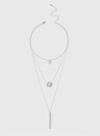 Dorothy Perkins Silver Spinner Choker Necklace