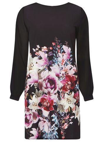 Dorothy Perkins *billie & Blossom Black Border Shift Dress