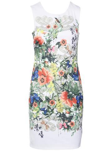 Dorothy Perkins * Izabel London White Floral Shift Dress