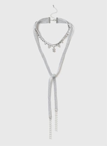 Dorothy Perkins Crystal Wrap Necklace